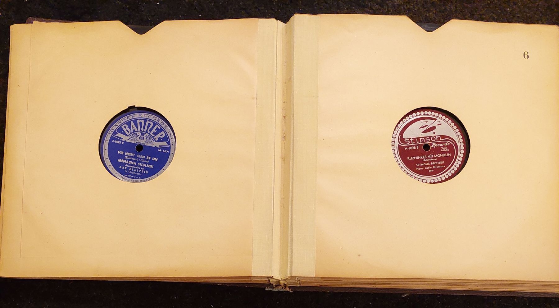 Dischi in vinile: 12x 25cm Schellackplatten mit yiddischer Misik/Interpreten – Usato da Zürich venduto da Cortin 3