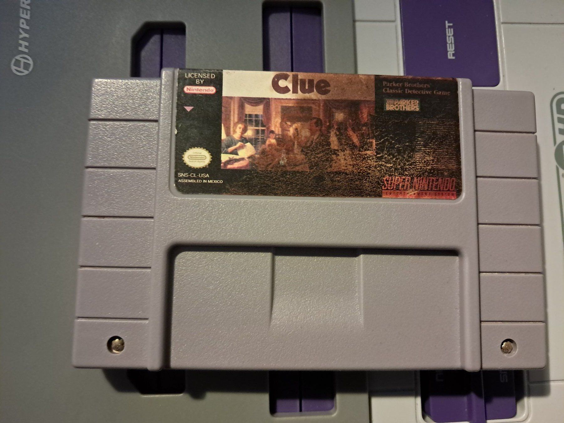 Spiele: Clue SNES US Modul – Gebraucht aus Wallisellen von Cyberfuexli