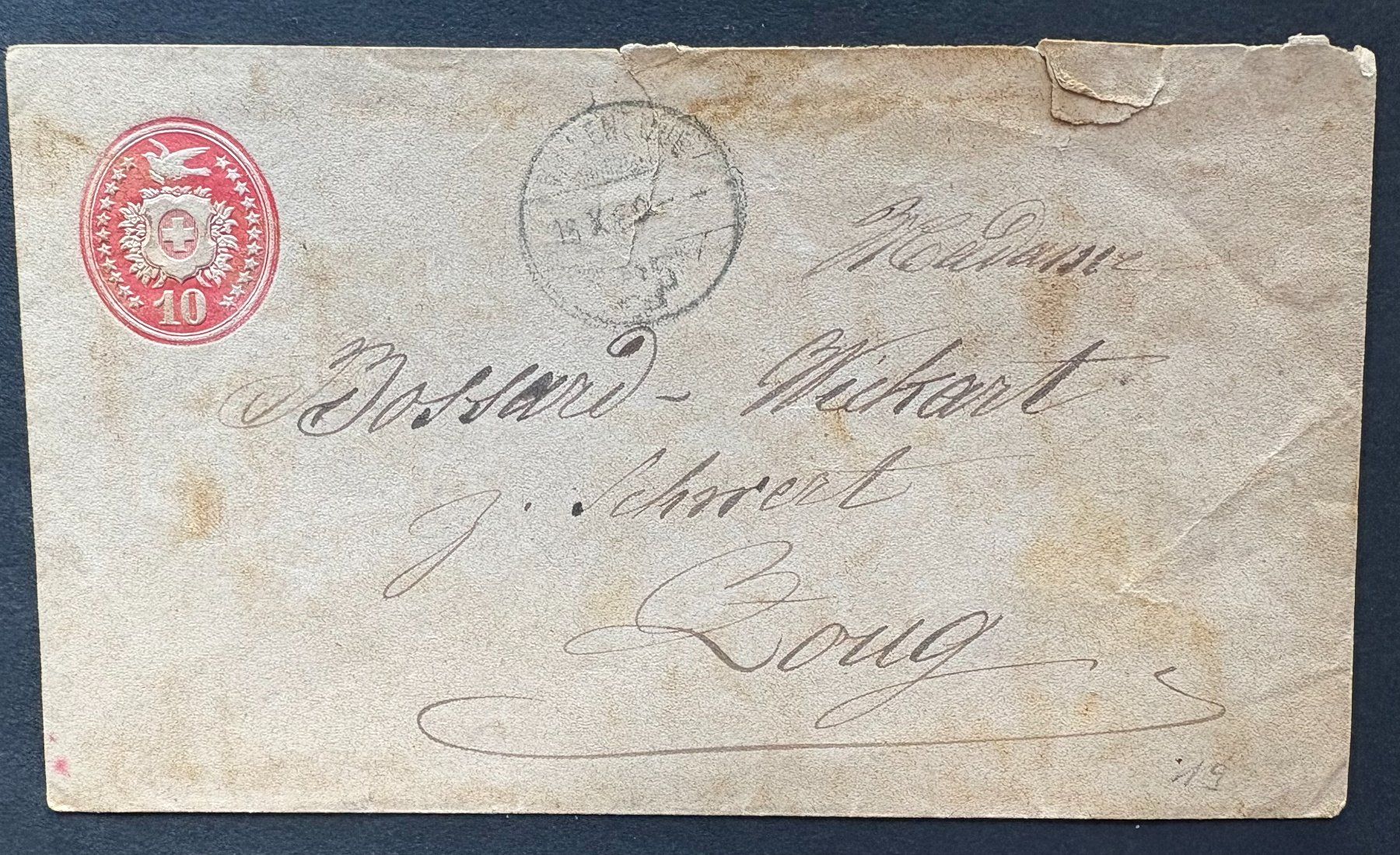 Tous les timbres: BRIEFUMSCHLAG 1880 – D'occasion à Ostermundigen par Wyatt-Earp