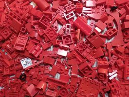 Lego Technic 300 Rote Kleinteile -P44