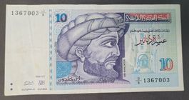 10 DINARS / TUNESIEN 1994