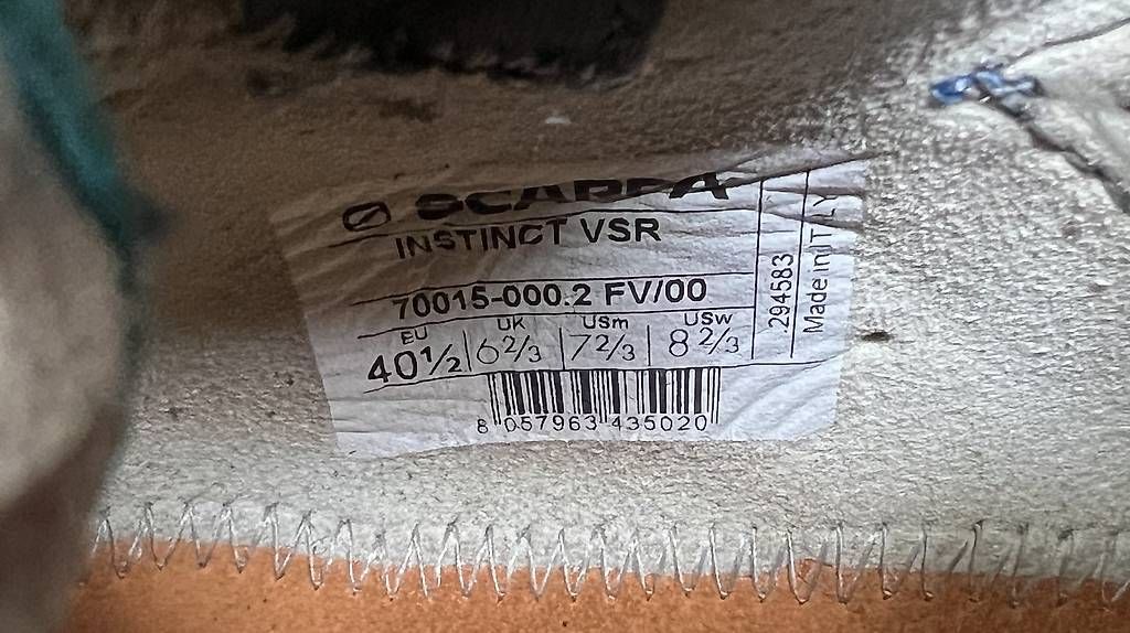 Herrenschuhe: Kletterschuhe Gr. 41 Scarpa Instinct VST – Gebraucht aus Ruggell von bwi_k5zs 2