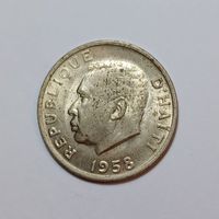 10 Centimes 1958 Haiti vz-unz