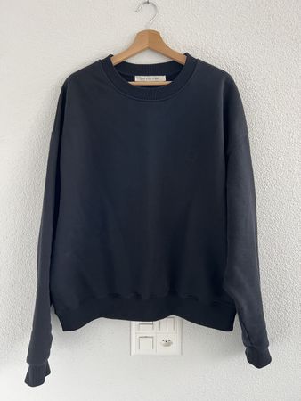 ALYX BLACK BOXY CREWNECK SWEATSHIRT