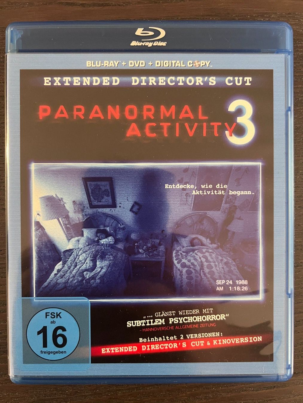Alle DVDs: Paranormal Activity 3 – Gebraucht aus Zürich von Blu-ray_ZH