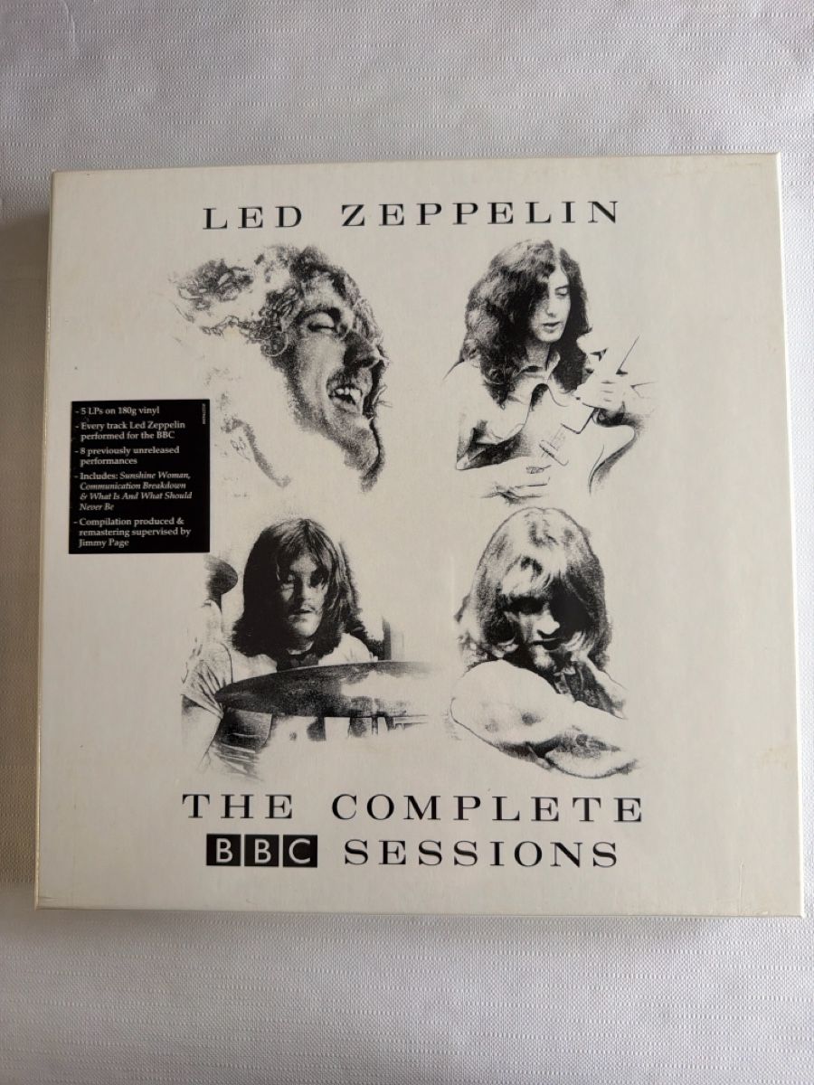 Dischi in vinile: Led Zeppelin - The Complete BBC Sessions - 5 LPs - OVP – Nuovo e nell'imballaggio originale da Schaffhausen venduto da Sonne25