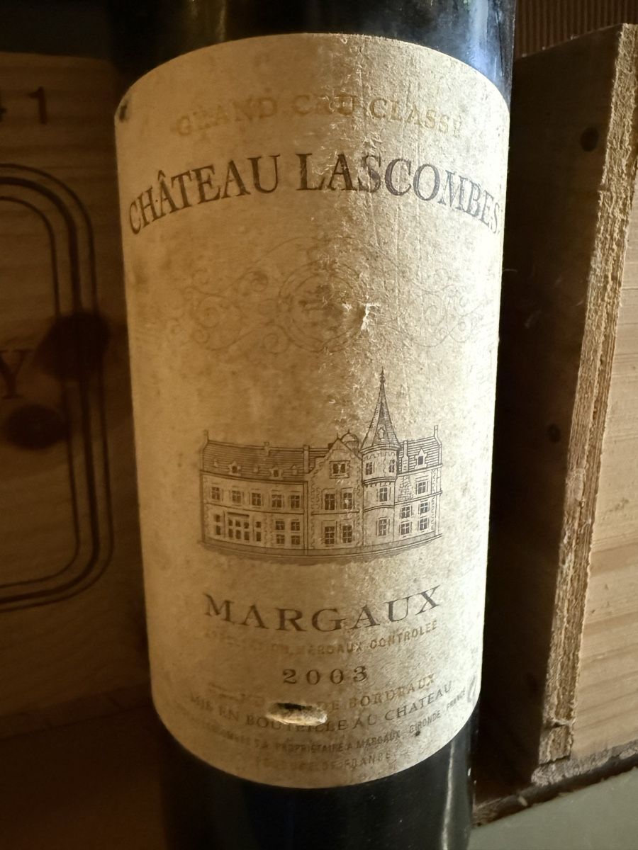 Château Margaux Vino: 2 Flaschen Château Lascombes Margaux 2003 – Usato da Les Enfers venduto da samoern 1