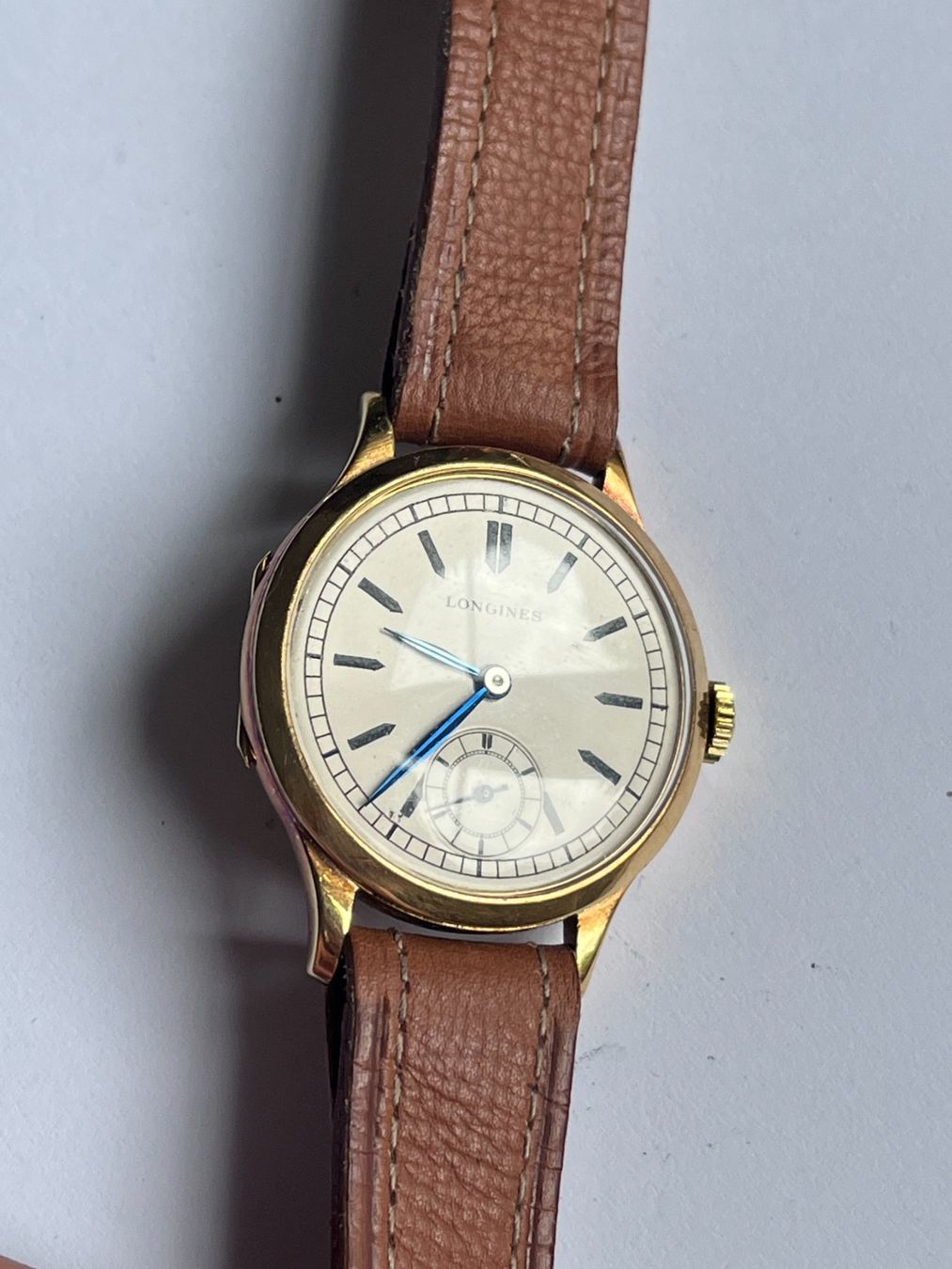 Longines Orologi: Longines Herrenuhr 18k Gold – Usato da Worblaufen venduto da chronyves 1