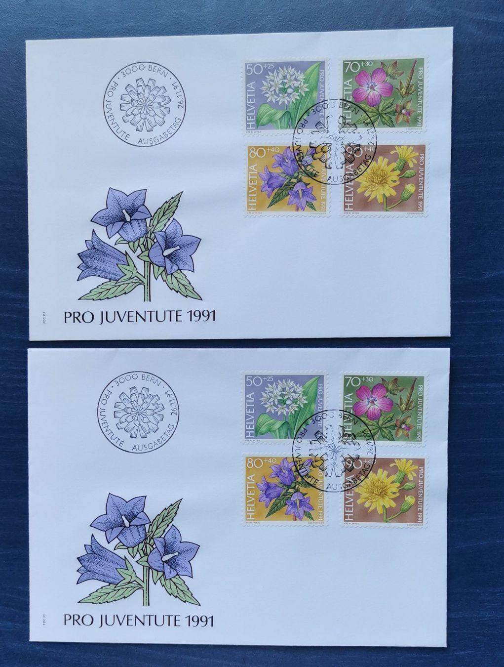 Tutti i francobolli: FDC PJ 1991 – Nuovo (secondo la descrizione) da Aadorf venduto da Chnorli-Furz