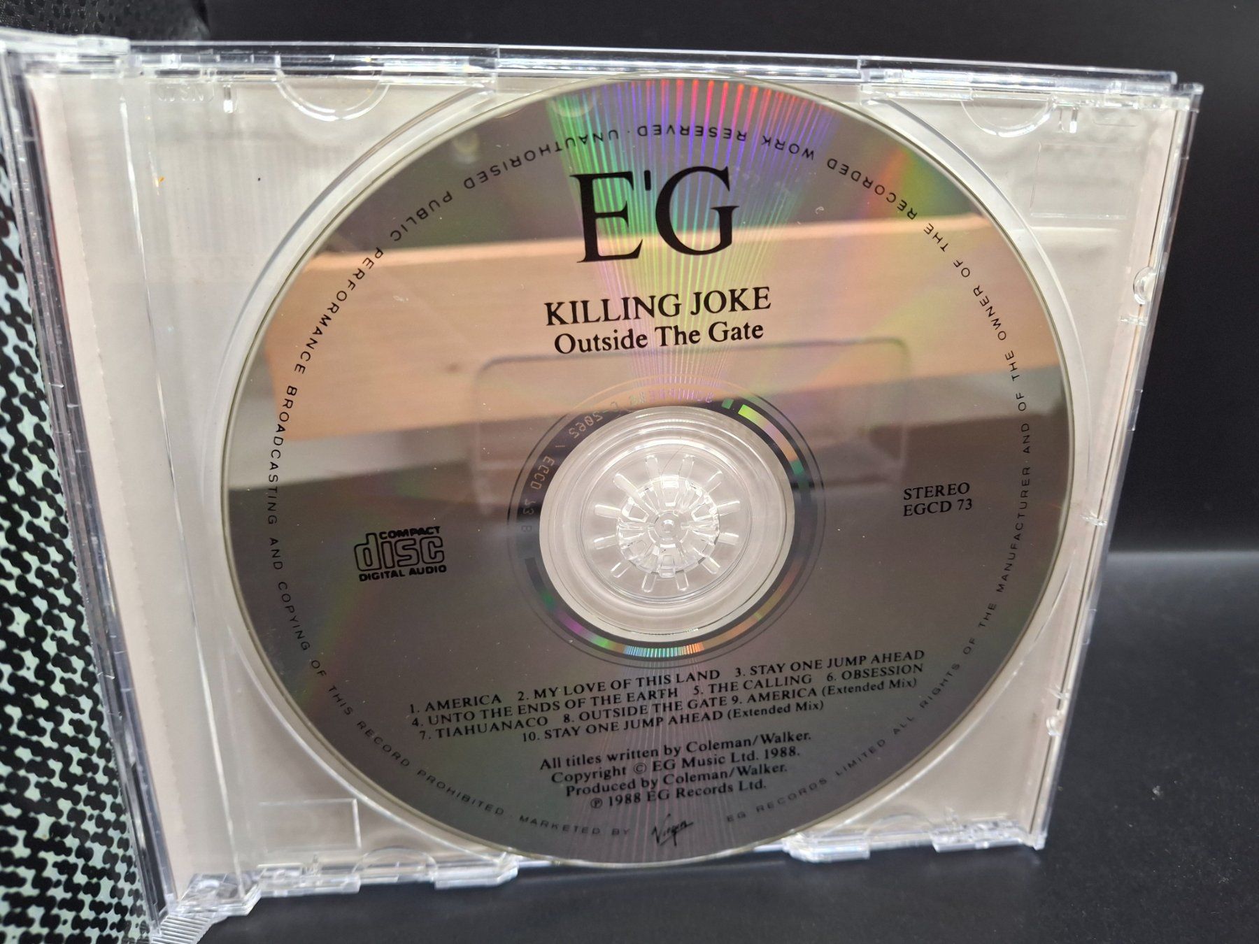 CD: Killing Joke – Outside The Gate – Usato da St.Gallen venduto da jalamusic 2