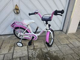 Kinderfahrrad 14 Zoll rosa mit Stützräder