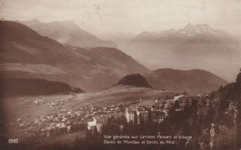 AK - Leysin-Fexdex - gel. 12.2.1924