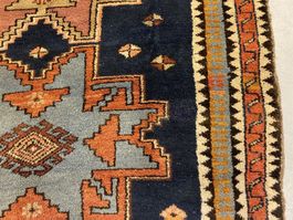 Antiker Fabelhafter wunderschönes Leshgi Kazak 205x105cm