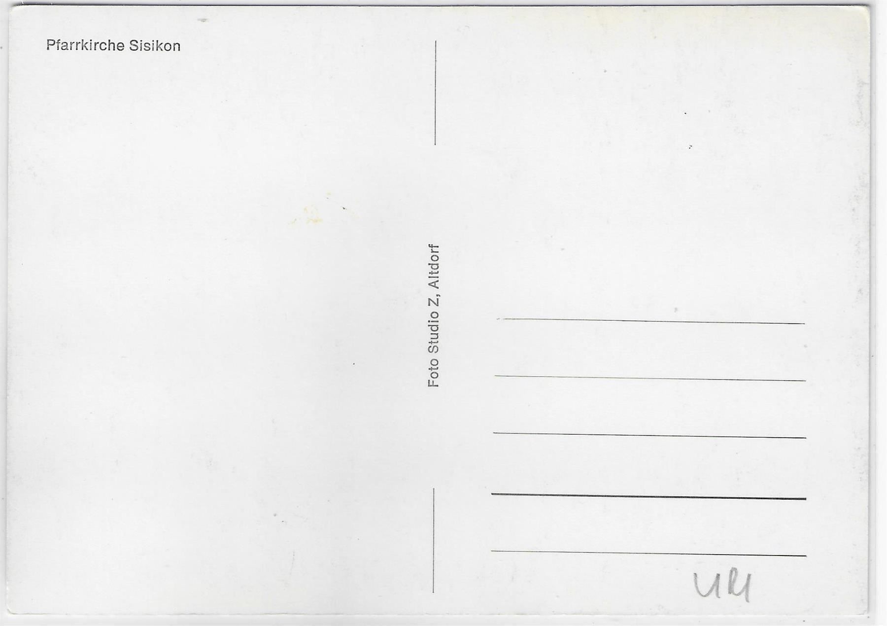 Cartoline postali: Pfarrkirche Sisikon - Inneres – Antico da Ettingen venduto da Kartenplanet 1