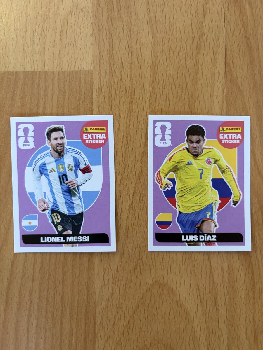 Panini Carte collezionabili: Panini extra sticker Messi-Dìaz – Nuovo (secondo la descrizione) da Bulle venduto da TheBigL