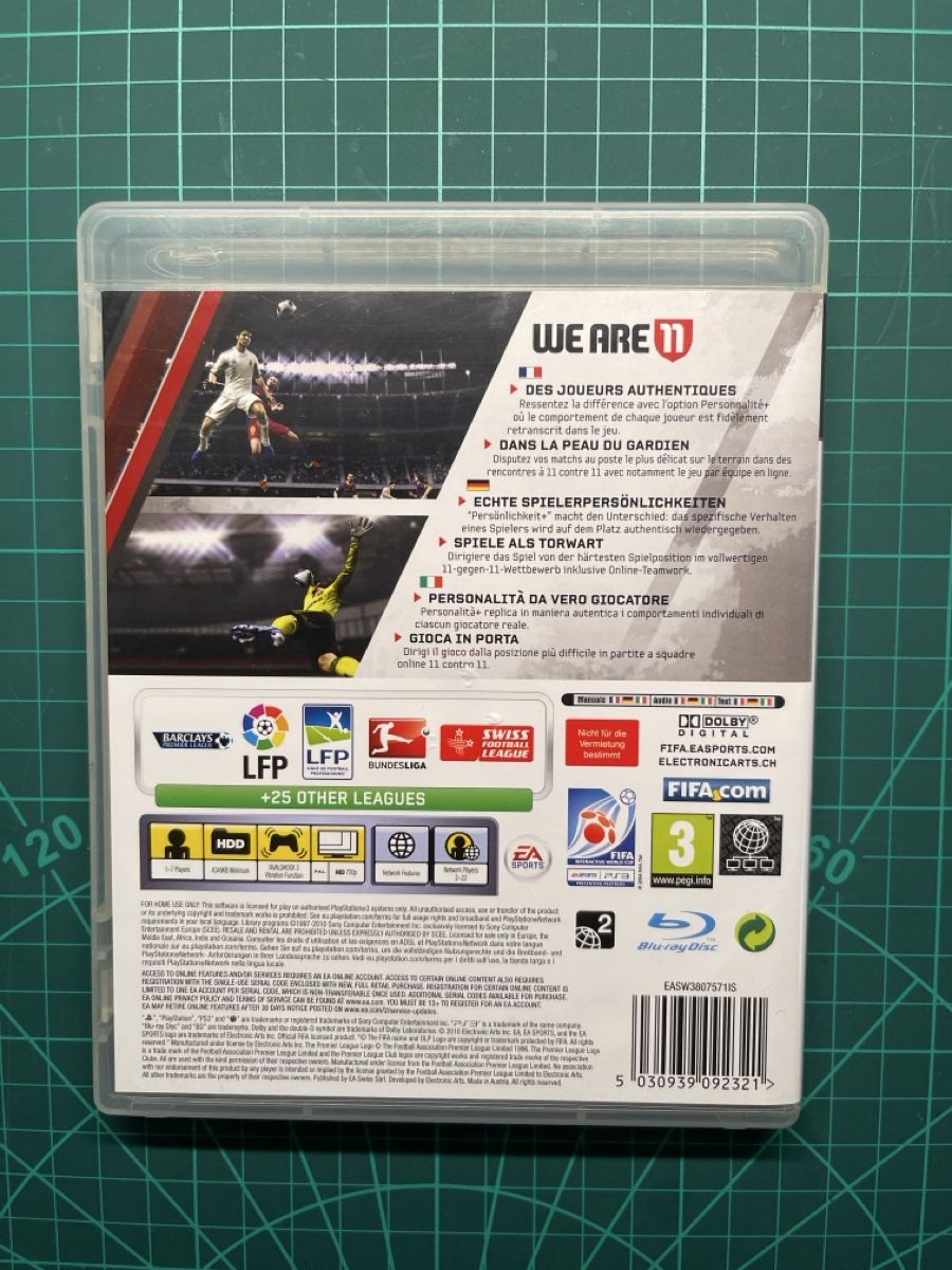 Sony Spiele: FIFA 11 PlayStation 3  – Gebraucht aus Killwangen von cherubim13