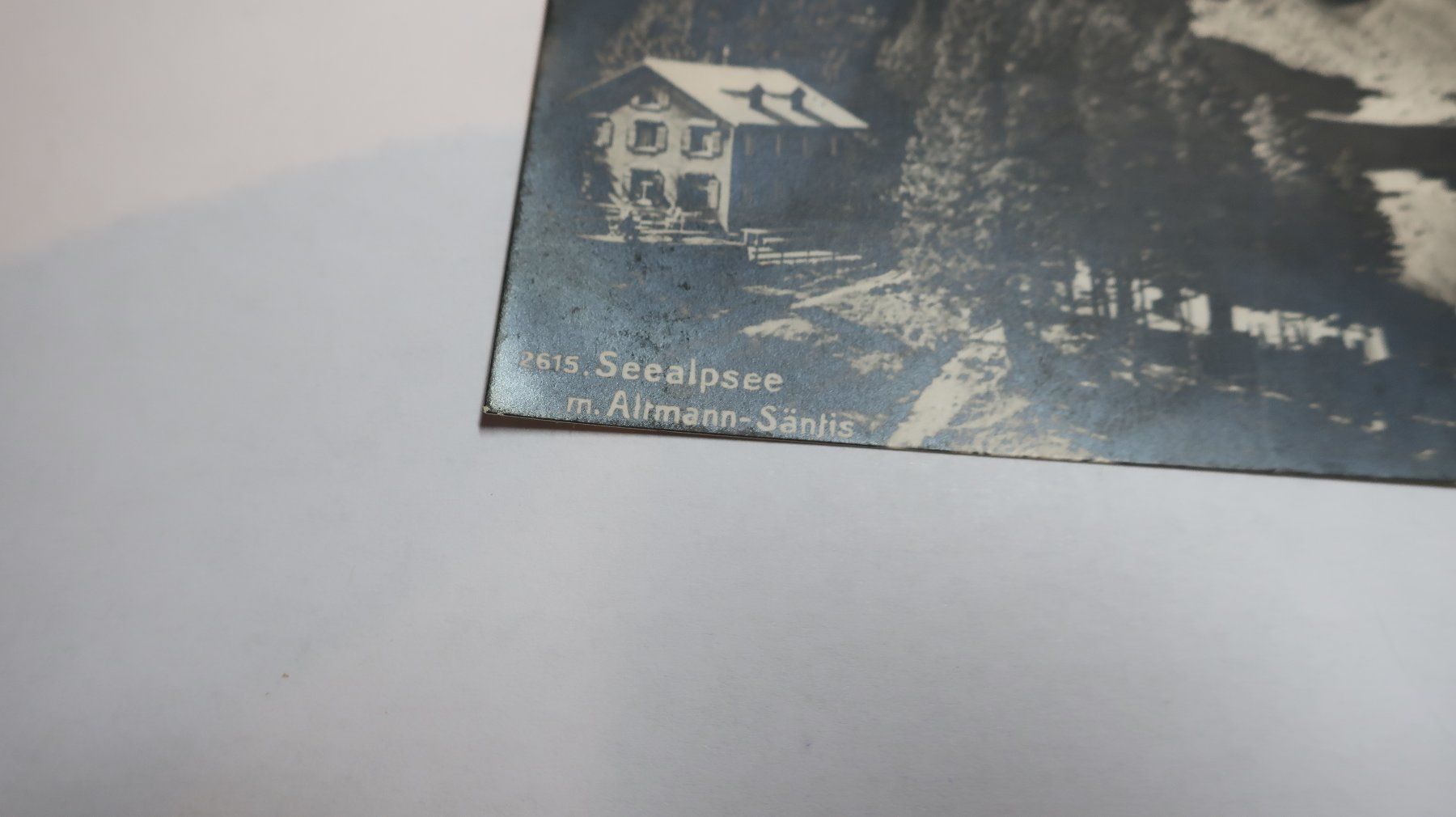 Cartoline postali: Am Seealpsee m. Altmann - Säntis – Usato da Cormoret venduto da Pascalll2001 2