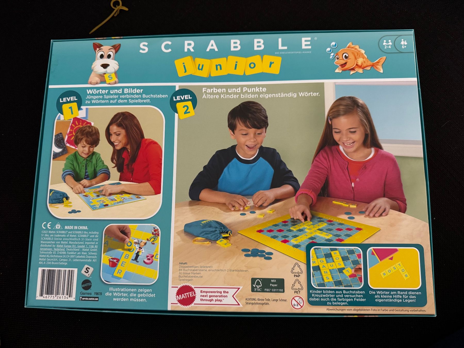 Mattel Giochi: Scrabble junior (für Lesenanfänger) – Usato da Gland venduto da isa_g01 2