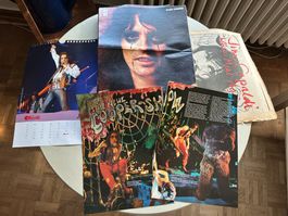 ALICE COOPER 2 kg!! rare Bericht + Poster Sammlung inkl 70's