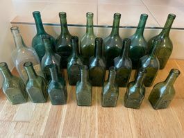 45 alte Apotheker-/Giftflaschen Totenkopf Vorsicht Gift!!!