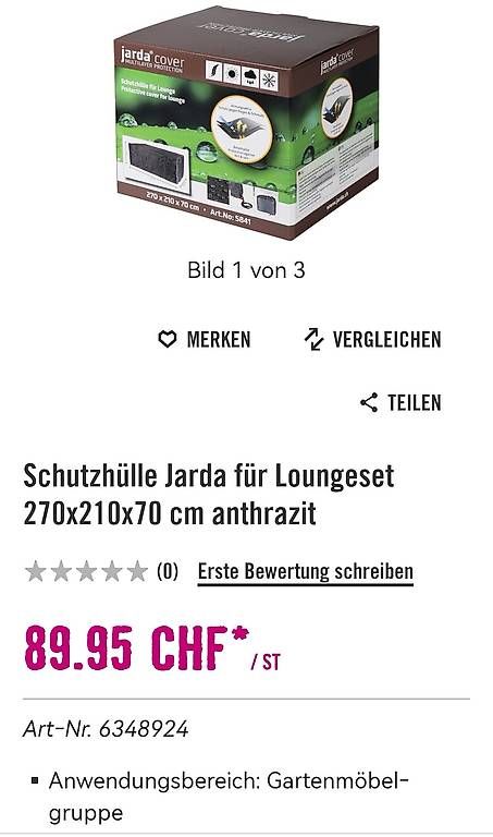 Coperture: Schutzhülle Jarda – Usato da Rothenburg venduto da Priska_70 2
