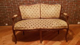 2 Sitzer Sofa Louis XV Stil und 2 Sessel