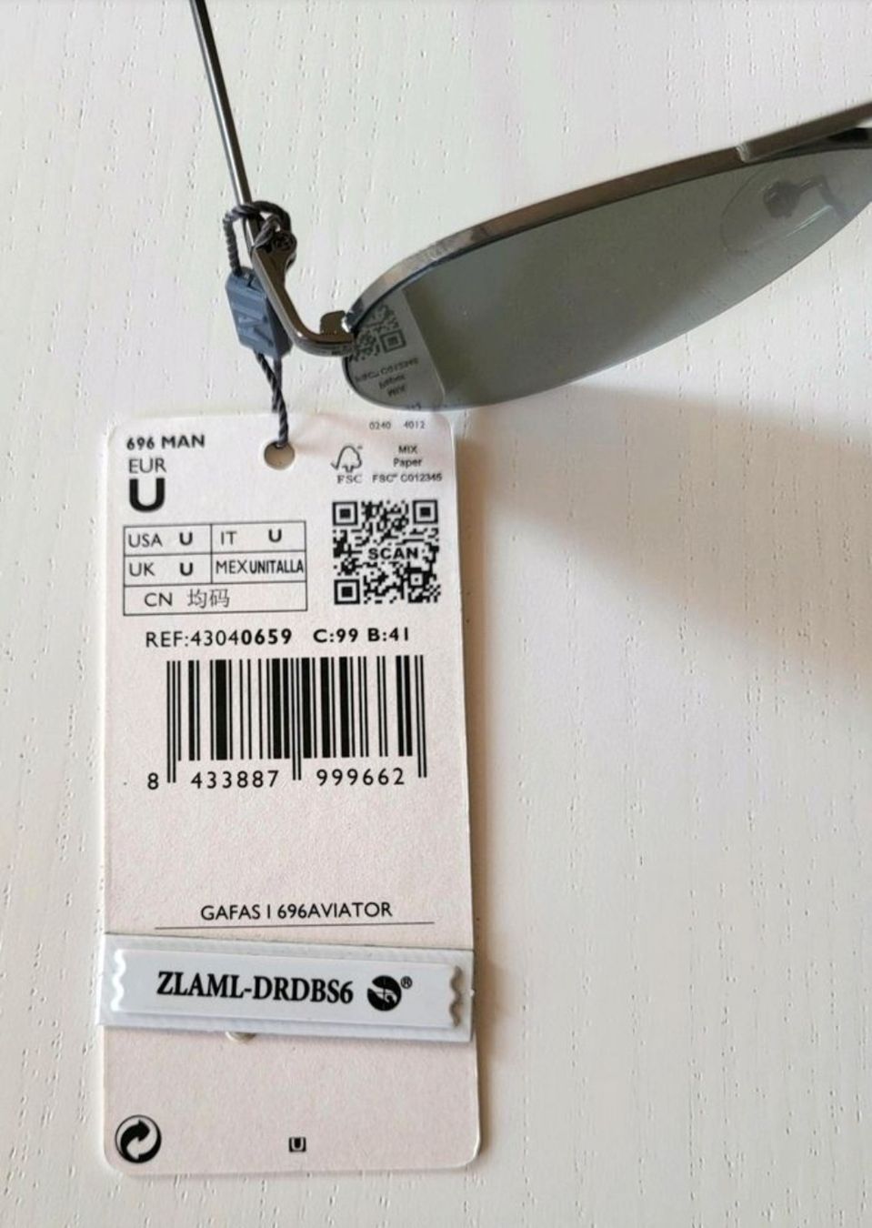 Mango Occhiali & Lenti: Mango Man Aviator Sonnenbrille 43040659 Neu – Nuovo e nell'imballaggio originale da Kaiseraugst venduto da Amante85 8