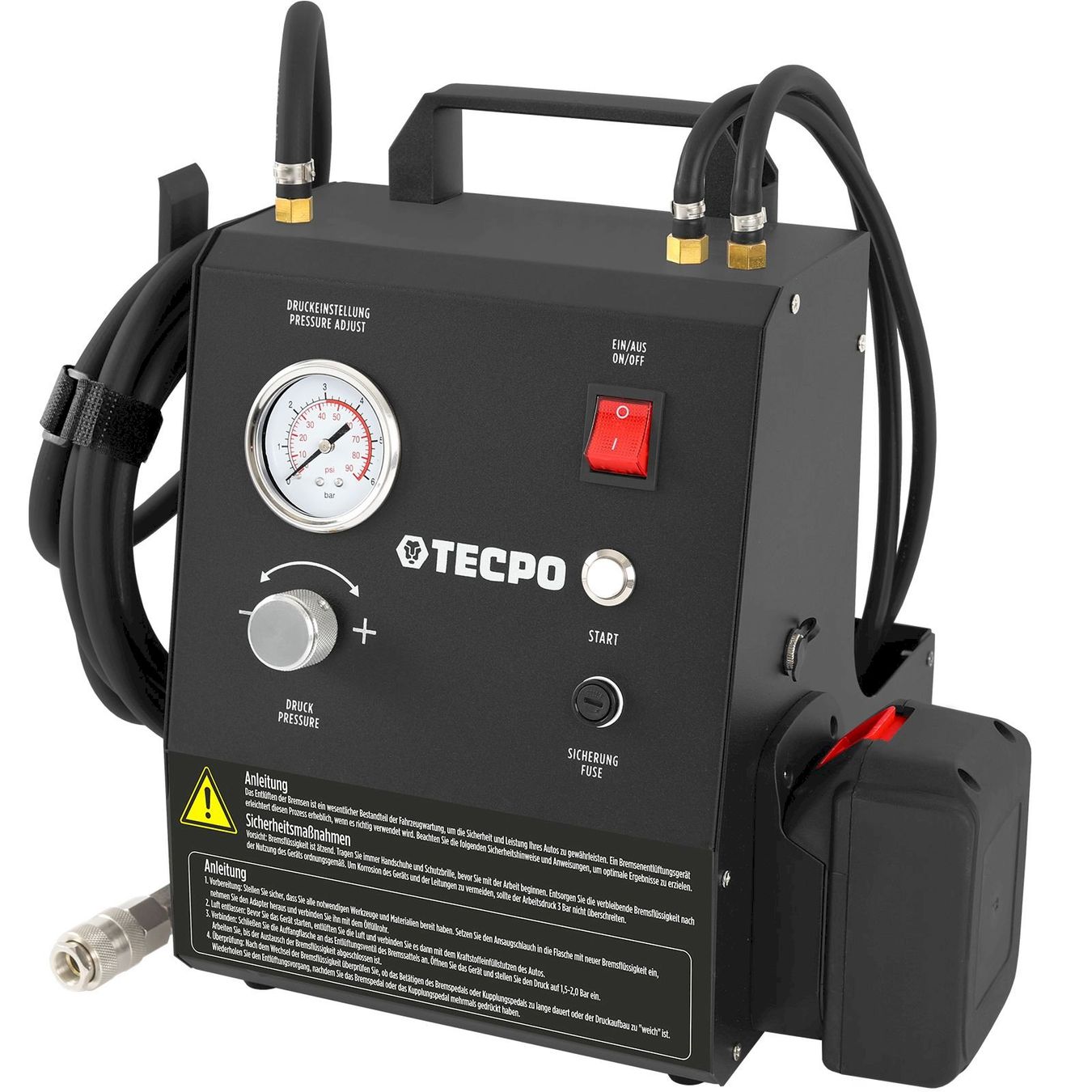 Tutti gli attrezzi: TECPO Elektrisches Bremsenentlüfter Set – Nuovo e nell'imballaggio originale da Bottighofen venduto da zaap 2
