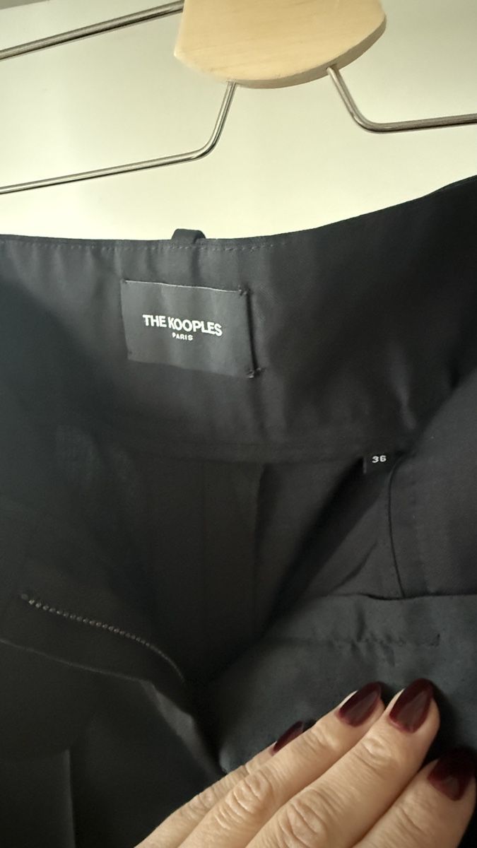 Kooples Pantaloni: The Kooples Paris Wool Trousers - Size 36 – Usato da zug venduto da Inaar 2