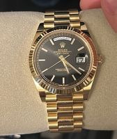 Day-Date 40 in Gelbgold mit schwarzem Blatt - Ref 228238