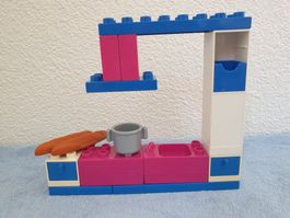 Lego Duplo (E50) Küche pink-blau-weiss