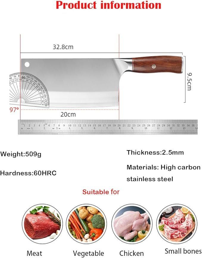 Coltelli da cucina: Hackmesser Professionelles chinesisches Kochmesser – Nuovo e nell'imballaggio originale da Oberentfelden venduto da ase_sk8n 2