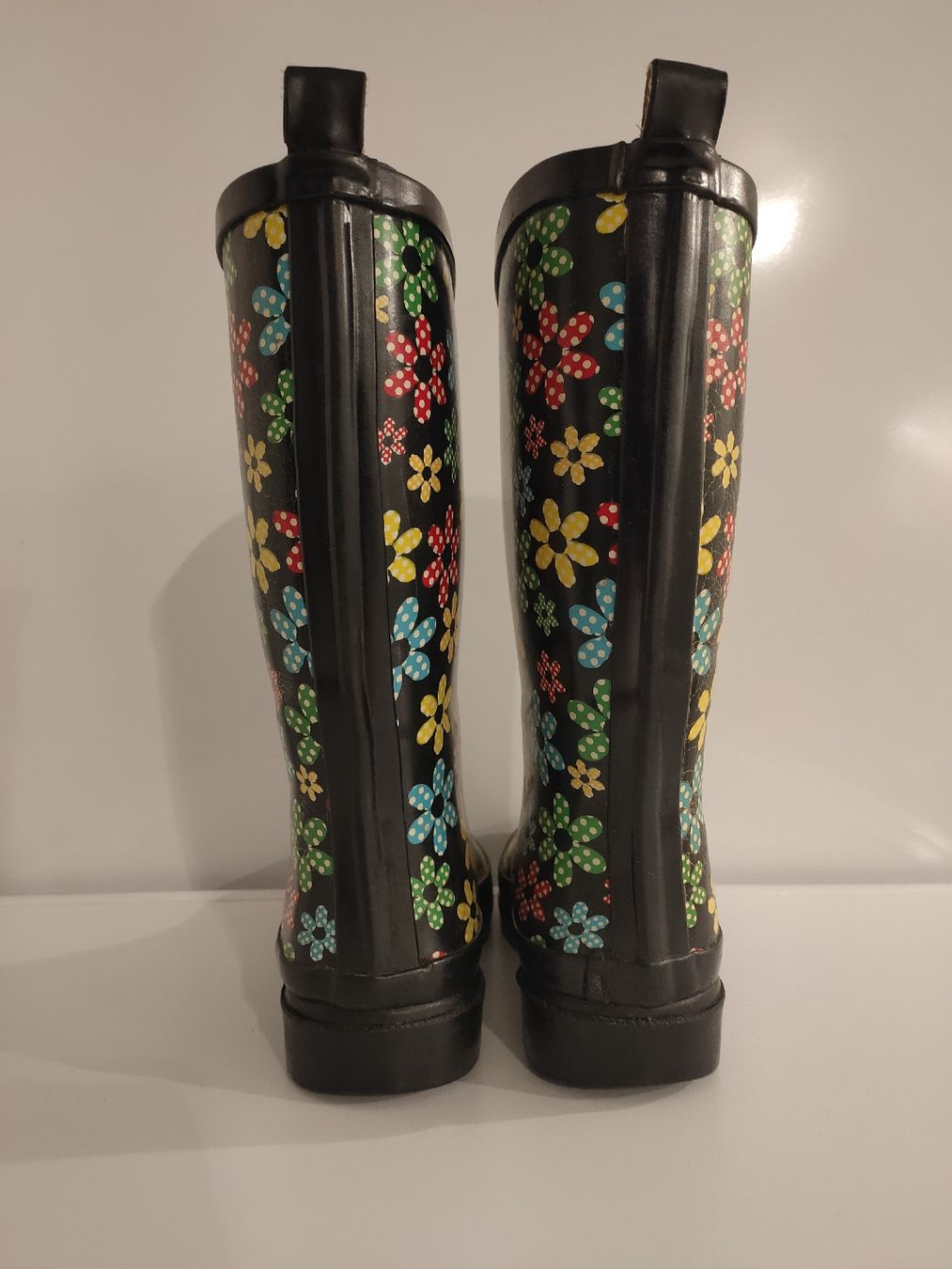 Scarpe da donna: Gummistiefel mit Blumenmuster, Grösse 36 – Usato da Oberwil b. Büren venduto da 3298Oberwil 1
