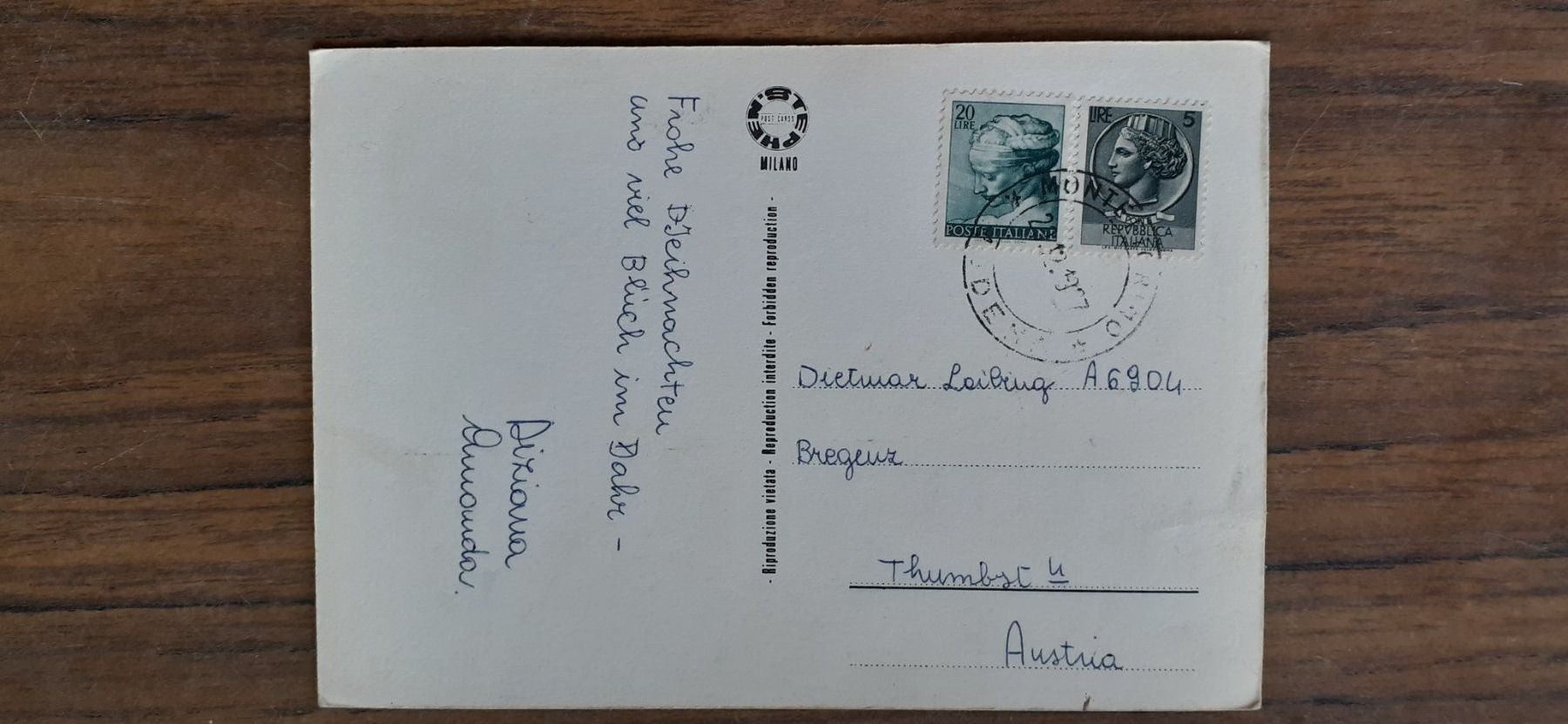 Cartoline postali: Ansichtskarte Disney Nr.2 – Usato da Mörschwil venduto da lindaswunderkiste 1