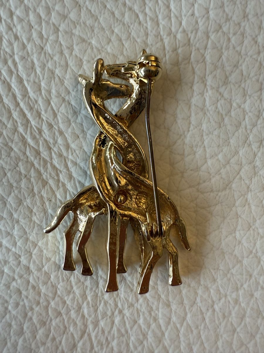 Spille & Fermagli: Broche vintage girafes comme neuve! – Nuovo (secondo la descrizione) da Cointrin venduto da sacha1981 1