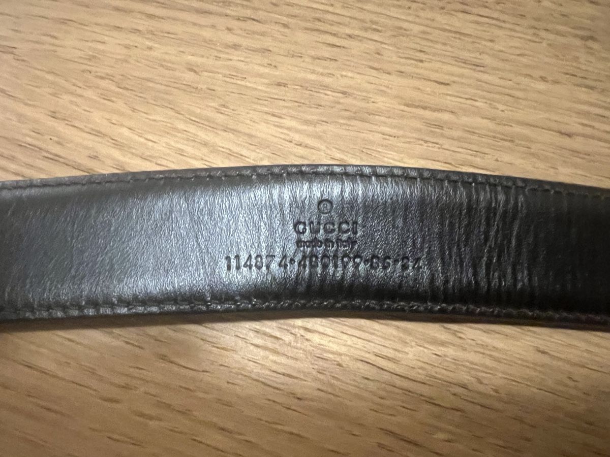 Gucci Cinture: Gucci Gürtel GG Belt Türkis/Braun Gr 85 – Usato da Ebmatingen venduto da dartim 2
