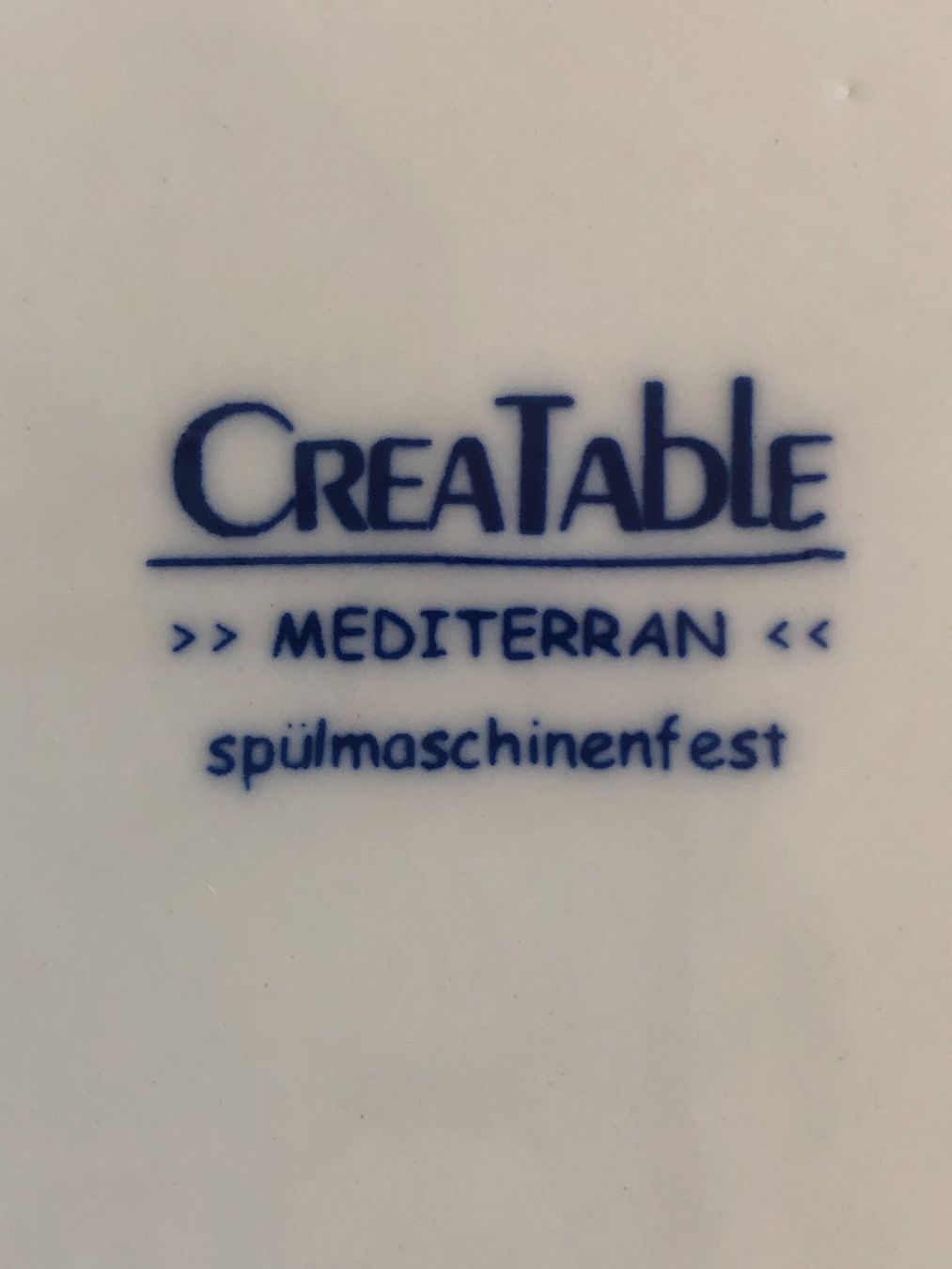 Teller: Essteller CreaTable – Gebraucht aus Bassersdorf von sammelfloh 4