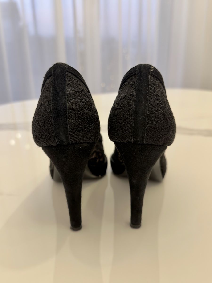 Navyboot Damenschuhe: Navyboot High Heel Spitzenstoff, Gr.37 – Gebraucht aus Au ZH von swissmatchpoint 4