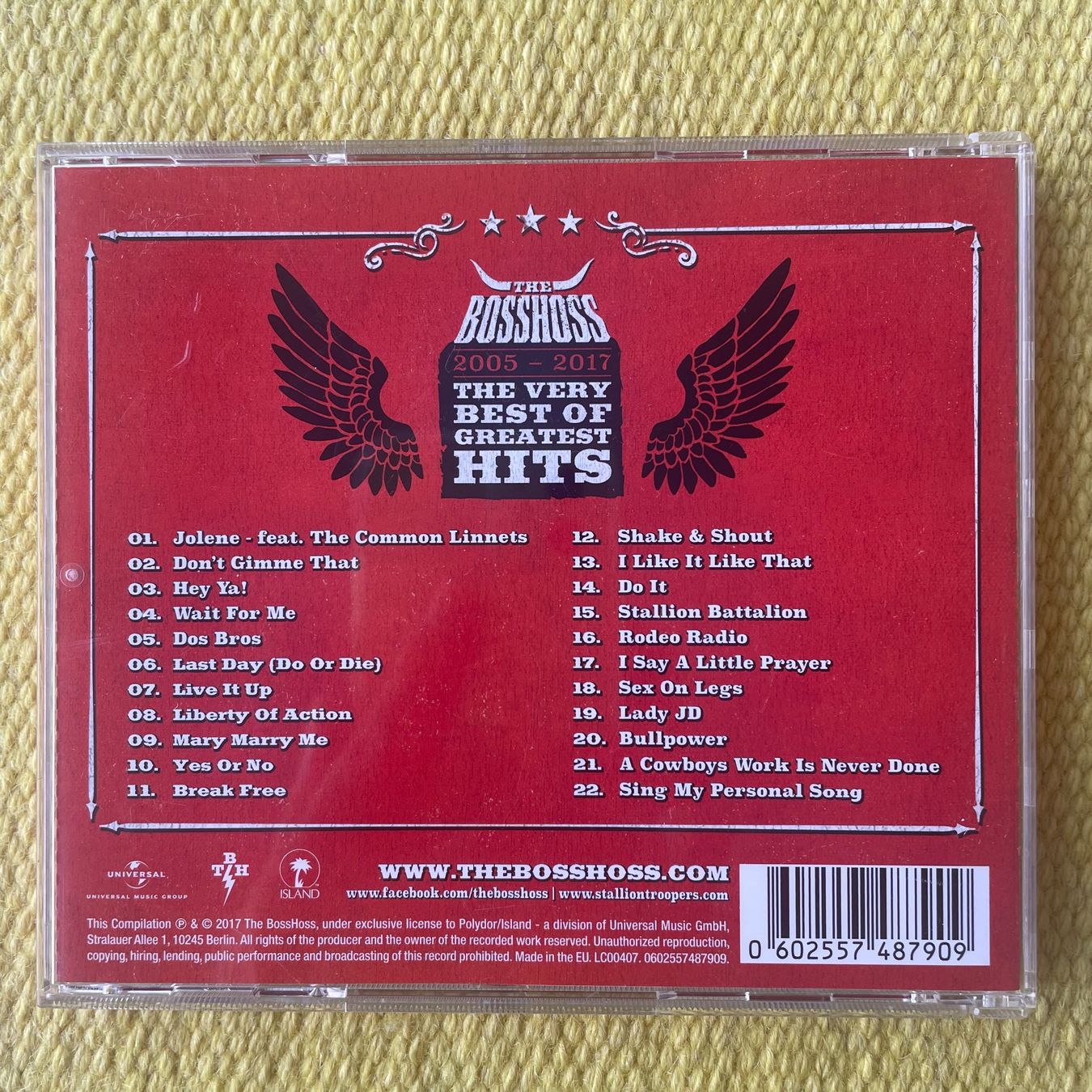 CDs: THE BOSSHOSS-GREATEST HITS 2005-2017 – Gebraucht aus Rorschacherberg von CD-Roli 1