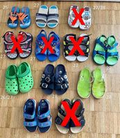 verschiedene Sandalen & FlipFlops & Crocs in Grösse 25-28