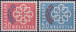 1959, Nr.349+350 ** postfrische EUROPA-Marken