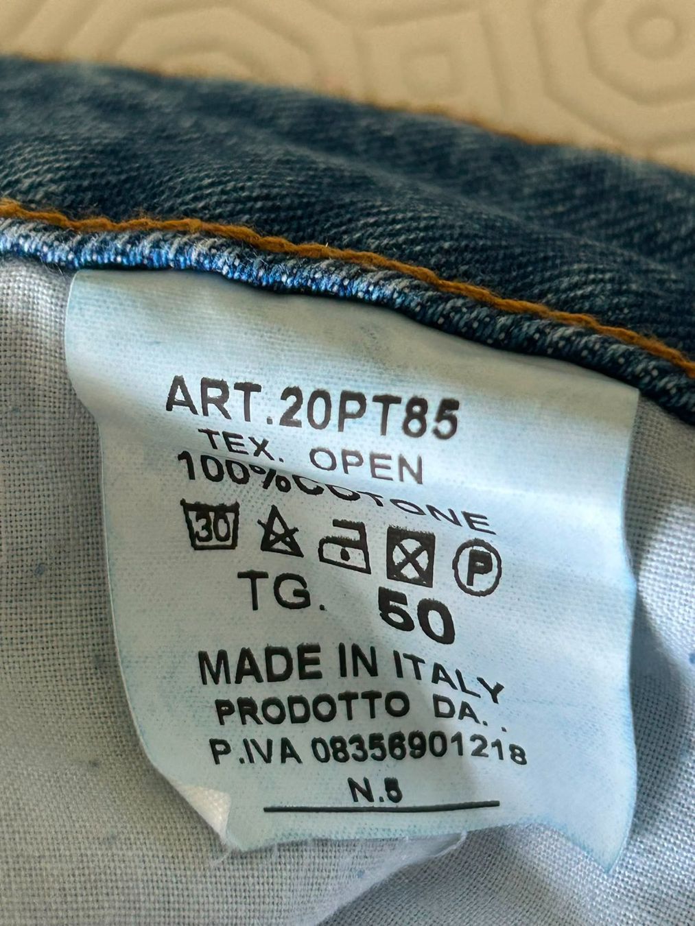 Jeans: Jeans strappati con catena tg.50 QbriCk – Gebraucht aus Melano von H-Sara 3
