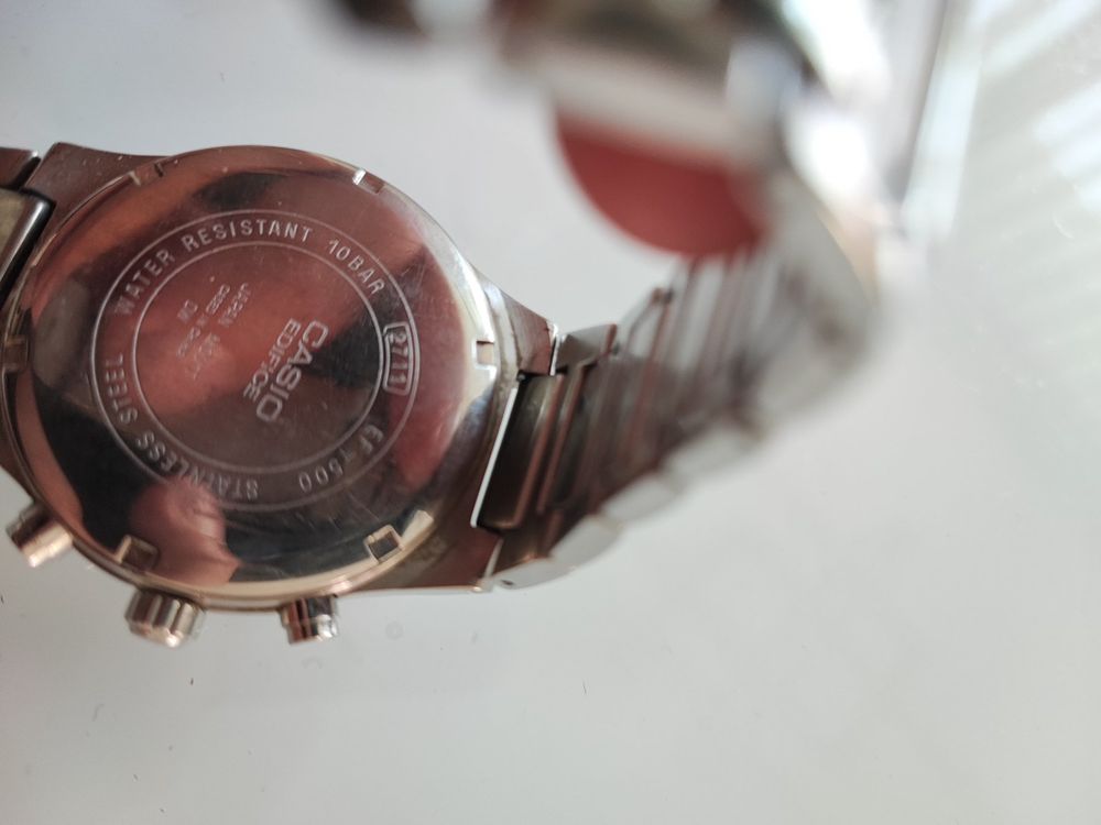 Casio edifice best sale chronograph wr100m 2711