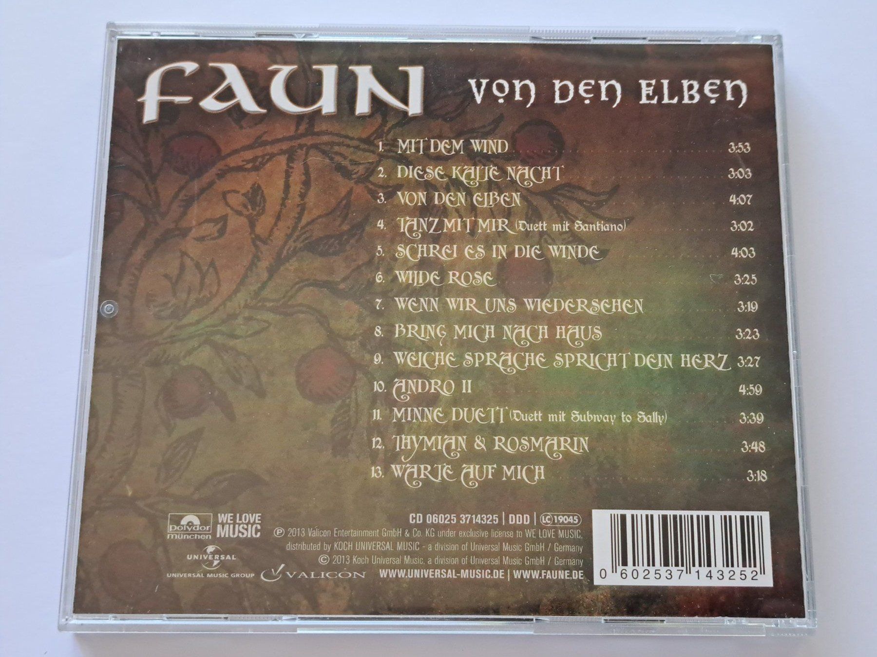 CDs: Cd Faun  - Von den Elben  – D'occasion à Pully par bro_n52j 1