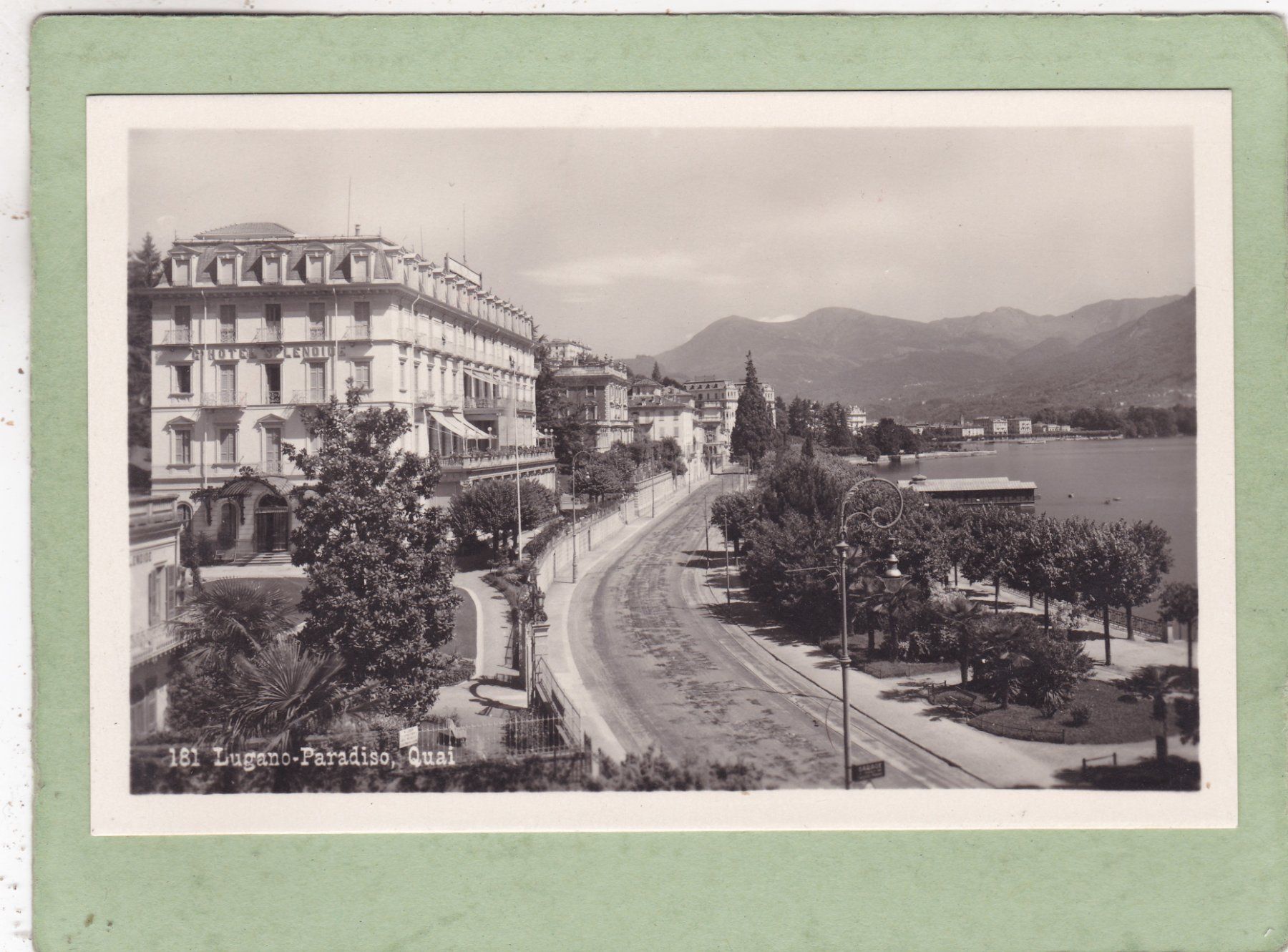 Cartoline postali: Lugano Paradiso Quai – Usato da Herisau venduto da Lisegrat2008