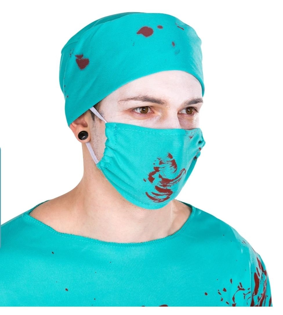 Costumi: Zombie Doktor Kostüm – Nuovo e nell'imballaggio originale da Rotkreuz venduto da Fasnachtsparadies 2