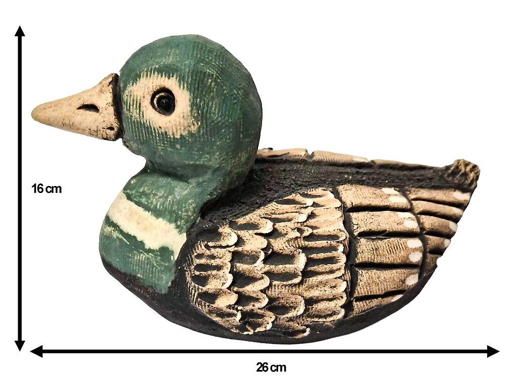 Statuette: Ente aus Steingut oder Ton – Usato da Elsau venduto da Station 2
