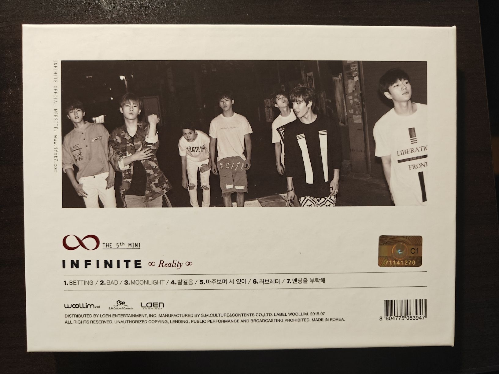 CD: Album K-Pop INFINITE - Reality – Nuovo (secondo la descrizione) da Carouge GE venduto da Andelie 1