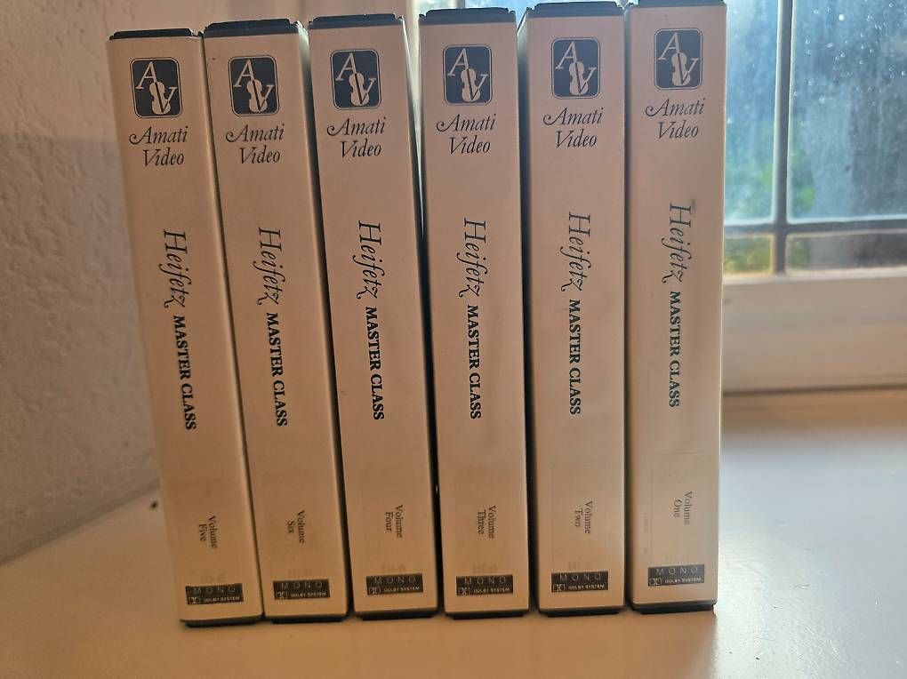 Alle VHS: Heifetz VHS violino – Gebraucht aus Lugano von big_t6x6 1