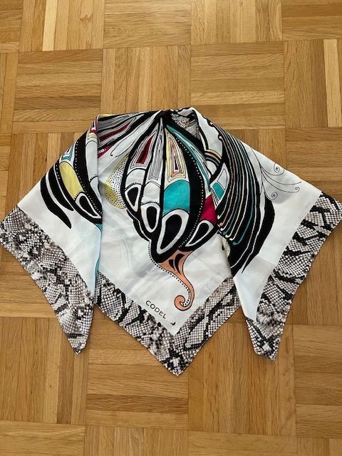 Codello Foulard & Sciarpe: "CODELLO" Seiden Foulard – Nuovo (secondo la descrizione) da Walenstadt venduto da ricamul 2